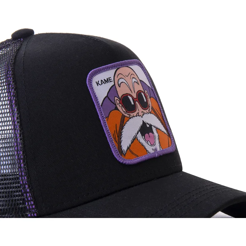 petten-gebogen-zwart-snapback-kamc-muten-roshi-dragon-ball-van-capslab