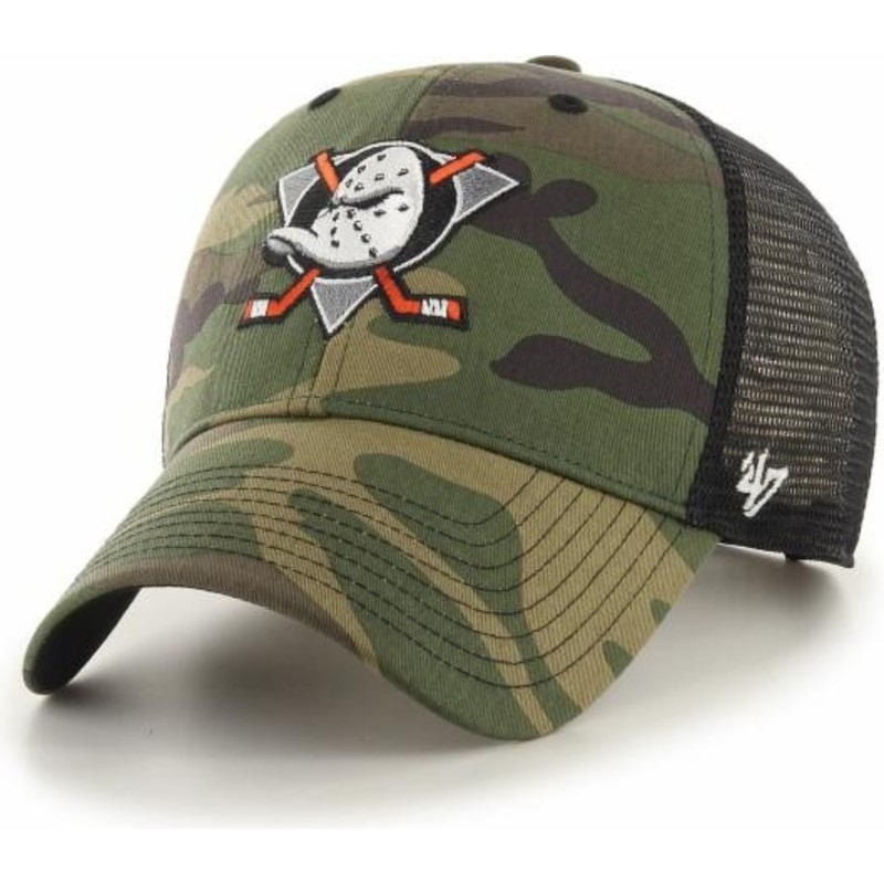 anaheim ducks camo hat