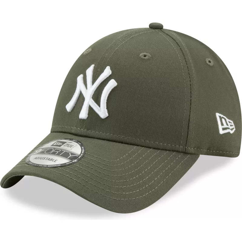 New Era Curved Brim 9FORTY League Essential New York Yankees MLB Green ...