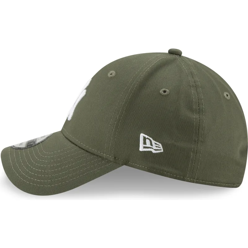 petten-gebogen-groen-verstelbaar-9forty-league-essential-van-new-york-yankees-mlb-van-new-era