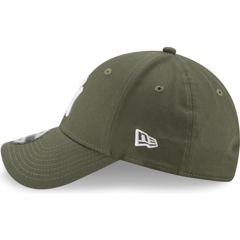 new-era-curved-brim-9forty-league-essential-new-york-yankees-mlb-green-adjustable-cap