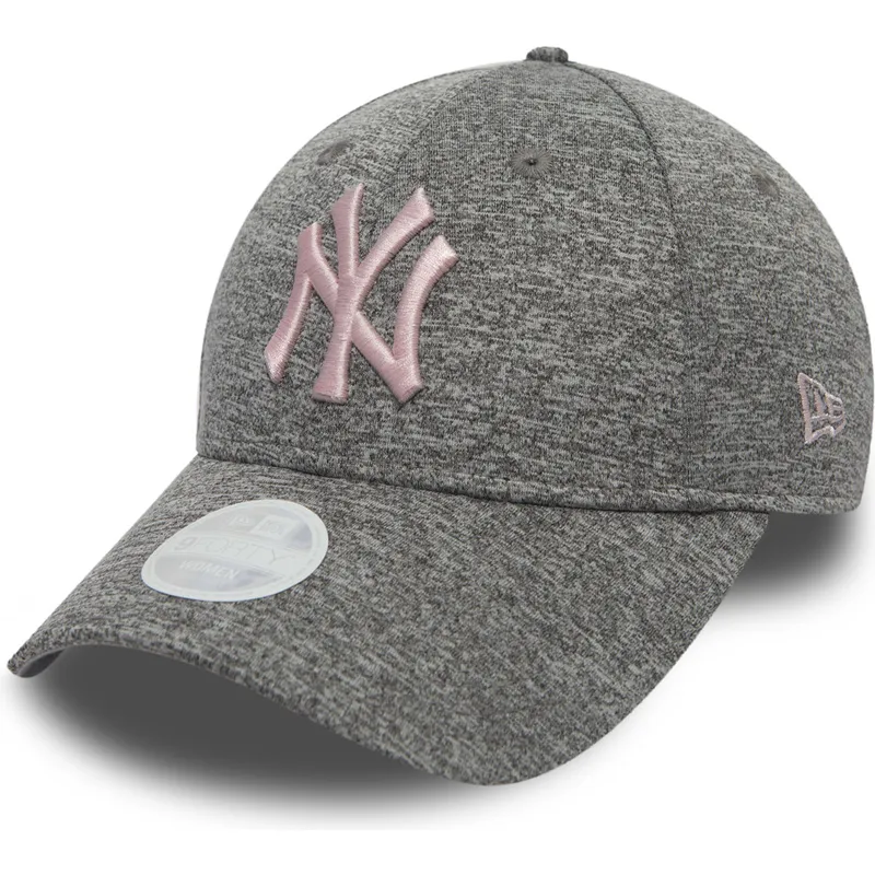 petten-gebogen-grijs-verstelbare-band-rosa-9forty-tech-jersey-van-new-york-yankees-mlb-van-new-era