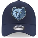 casquette-courbee-bleue-ajustable-9forty-the-league-memphis-grizzlies-nba-new-era