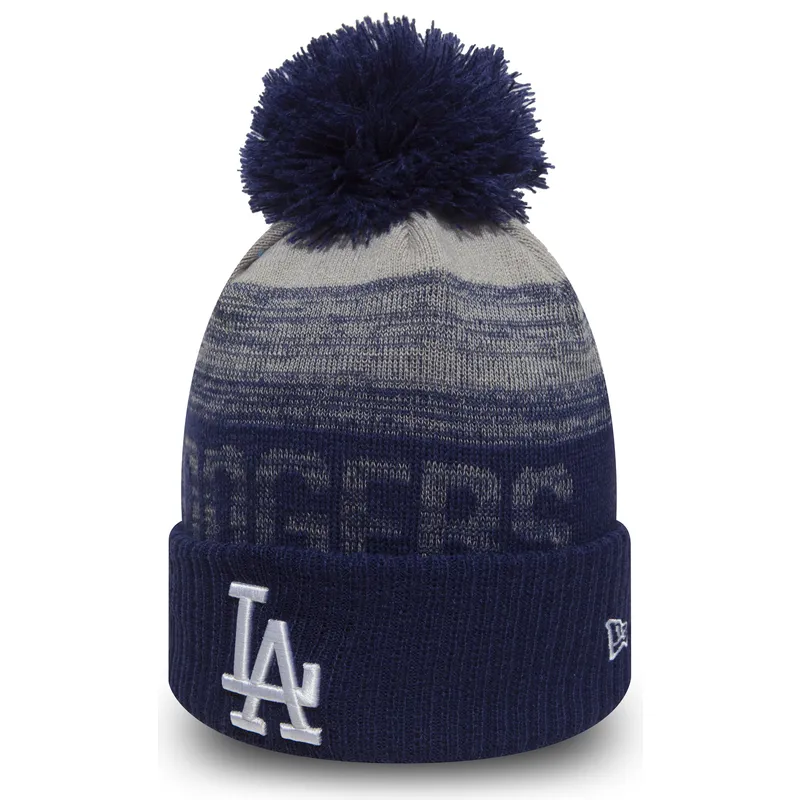 berretto-blu-con-pompon-cuff-knit-sport-dei-los-angeles-dodgers-mlb-di-new-era