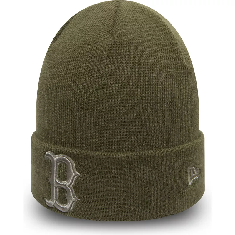 gorro-verde-cuff-knit-league-essential-de-boston-red-sox-mlb-de-new-era