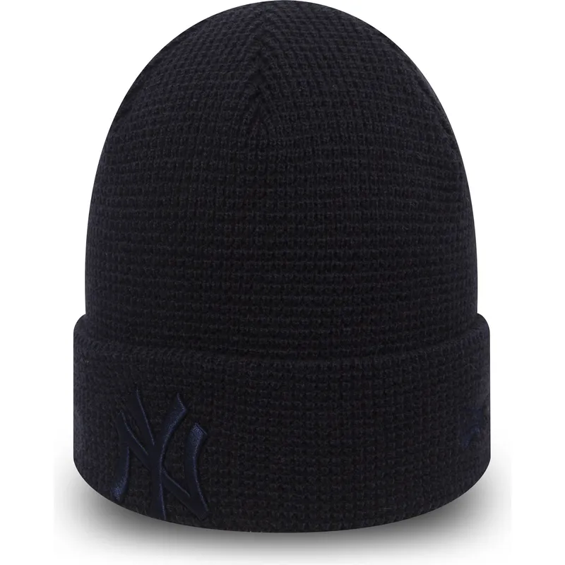 mutsen-marineblauw-cuff-knit-essential-waffle-van-new-york-yankees-mlb-van-new-era