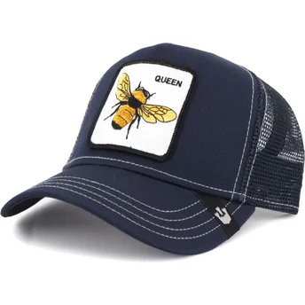 gorra-trucker-azul-marino-abeja-fierce-de-goorin-bros