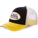 casquette-trucker-noire-et-jaune-col-bla-von-dutch