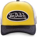 casquette-trucker-jaune-blanche-et-noire-col-yel-von-dutch