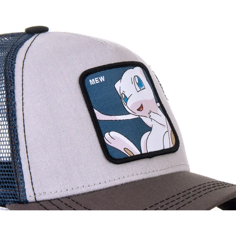 petten-gebogen-grijs-snapback-mew1-mew-pokemon-van-capslab petten-gebogen-grijs-snapback-mew1-mew-pokemon-van-capslab