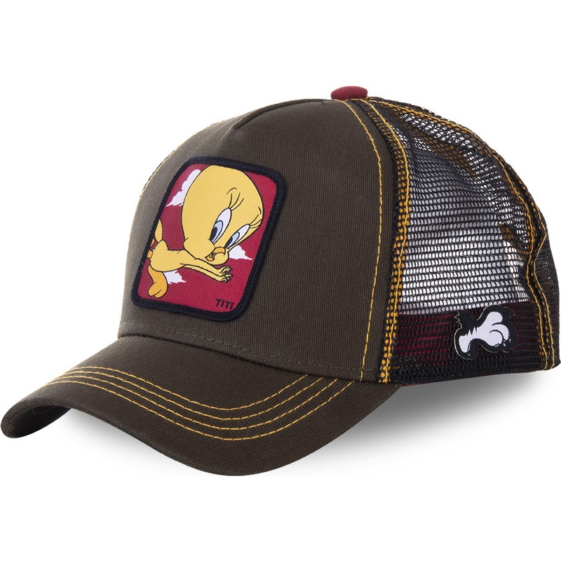 Capslab Tweety TIT2 Looney Tunes Green Trucker Hat