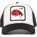 gorra-trucker-bianca-e-nera-coccinella-lady-bug-di-goorin-bros