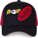 petten-gebogen-zwart-snapback-dblpat-van-von-dutch