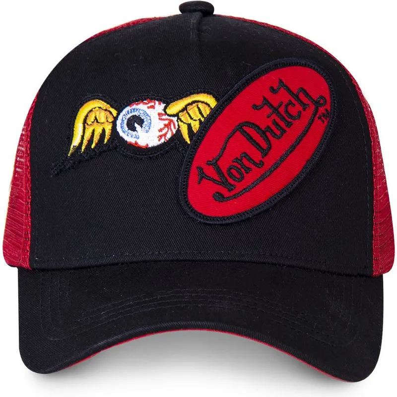 petten-gebogen-zwart-snapback-dblpat-van-von-dutch