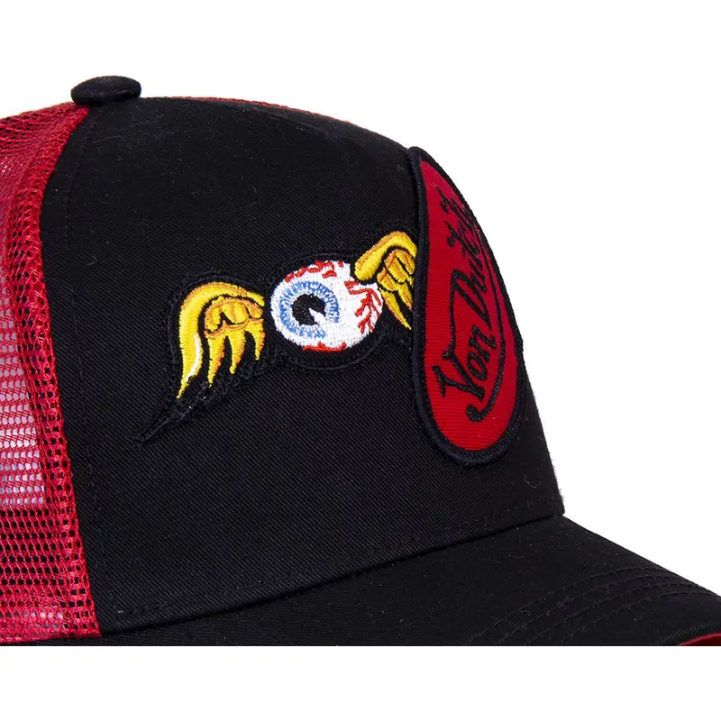 petten-gebogen-zwart-snapback-dblpat-van-von-dutch