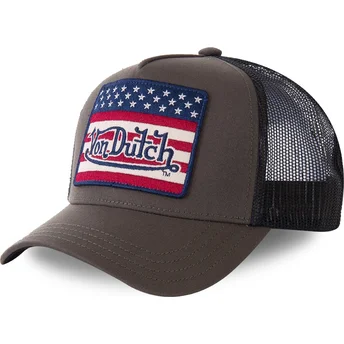 Casquette trucker verte et noire FLAKAK Von Dutch