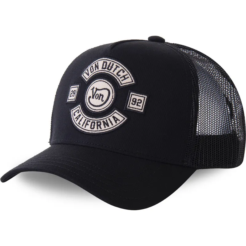 petten-gebogen-zwart-snapback-van-von-dutch