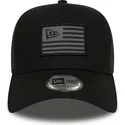 new-era-a-frame-flag-black-and-grey-trucker-hat