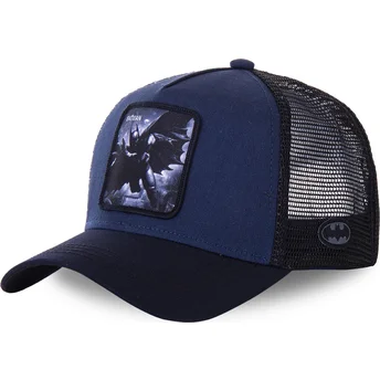 Casquette trucker bleue marine Batman BAT4 DC Comics Capslab