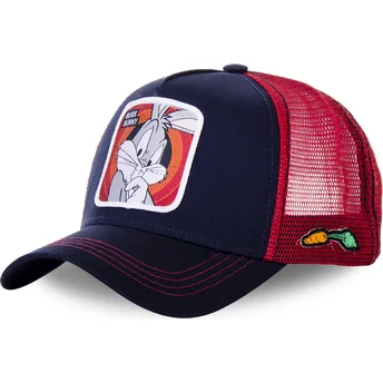 Casquette trucker bleue marine et rouge Bugs Bunny BUN5 Looney Tunes Capslab