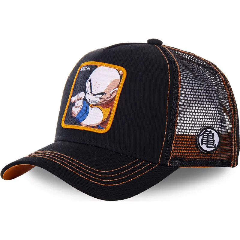 petten-gebogen-zwart-snapback-kri4-kuririn-dragon-ball-van-capslab