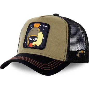 Casquette trucker marron et noire Marvin le Martien MAR2 Looney Tunes Capslab