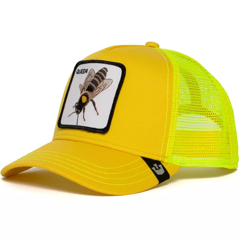 gorra-trucker-amarilla-abeja-queen-bee-de-goorin-bros