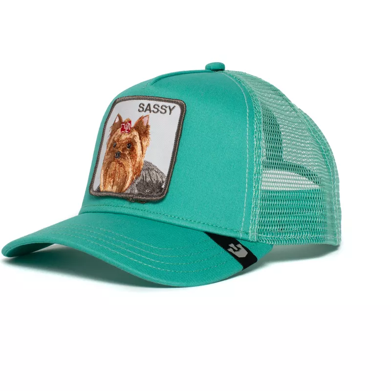 goorin-bros-yorkshire-terrier-dog-sassy-lady-green-trucker-hat