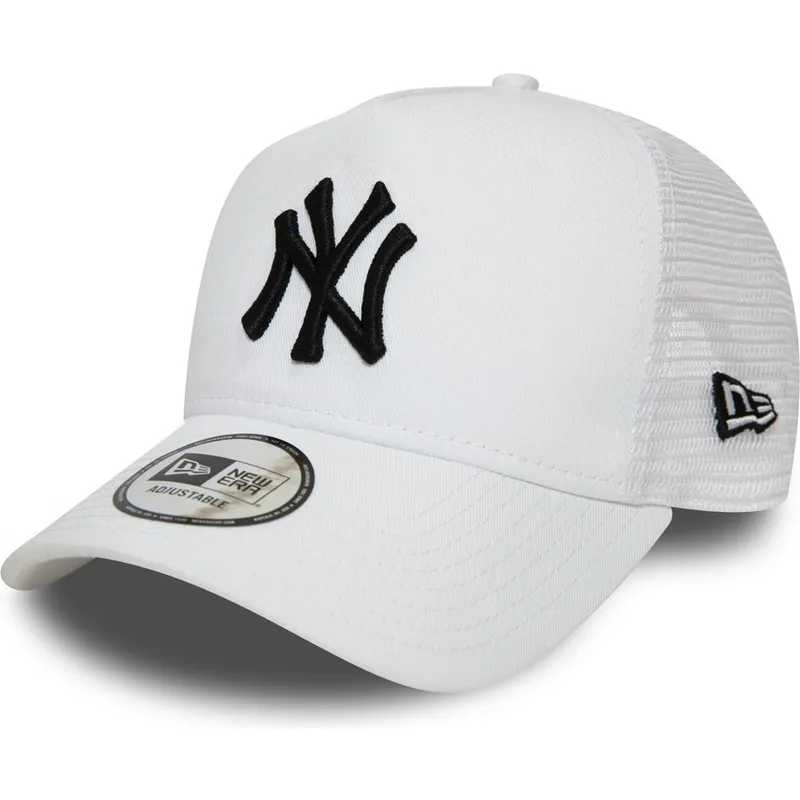 petten-gebogen-wit-snapback-negro-essential-a-frame-van-new-york-yankees-mlb-van-new-era