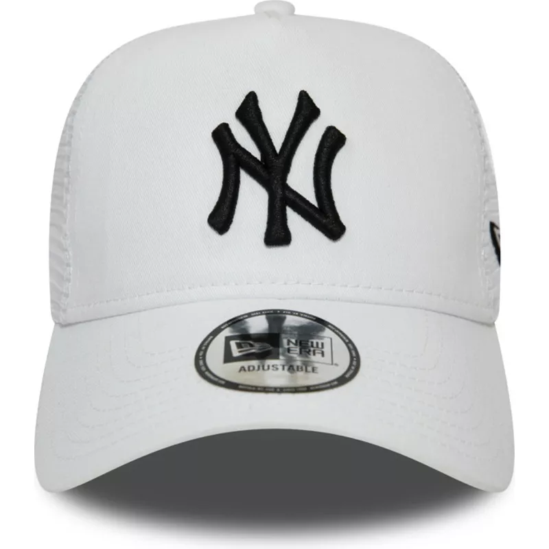 New era MLB New York Yankees Essential Aframe Trucker Cap White