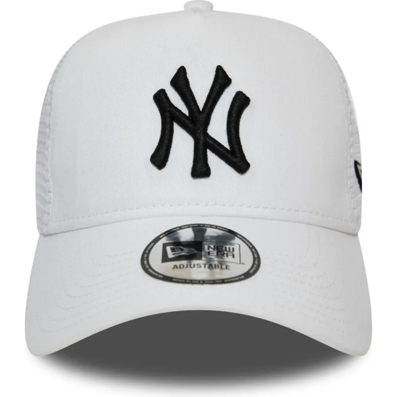 petten-gebogen-wit-snapback-essential-a-frame-van-new-york-yankees-mlb-van-new-era