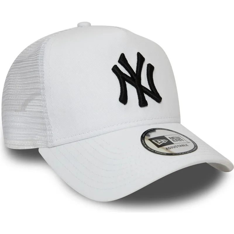 petten-gebogen-wit-snapback-essential-a-frame-van-new-york-yankees-mlb-van-new-era
