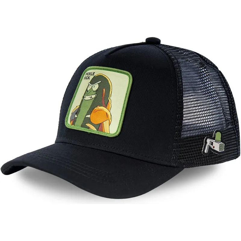 petten-gebogen-zwart-snapback-pickle-ckl2-rick-sanchez-rick-en-morty-van-capslab