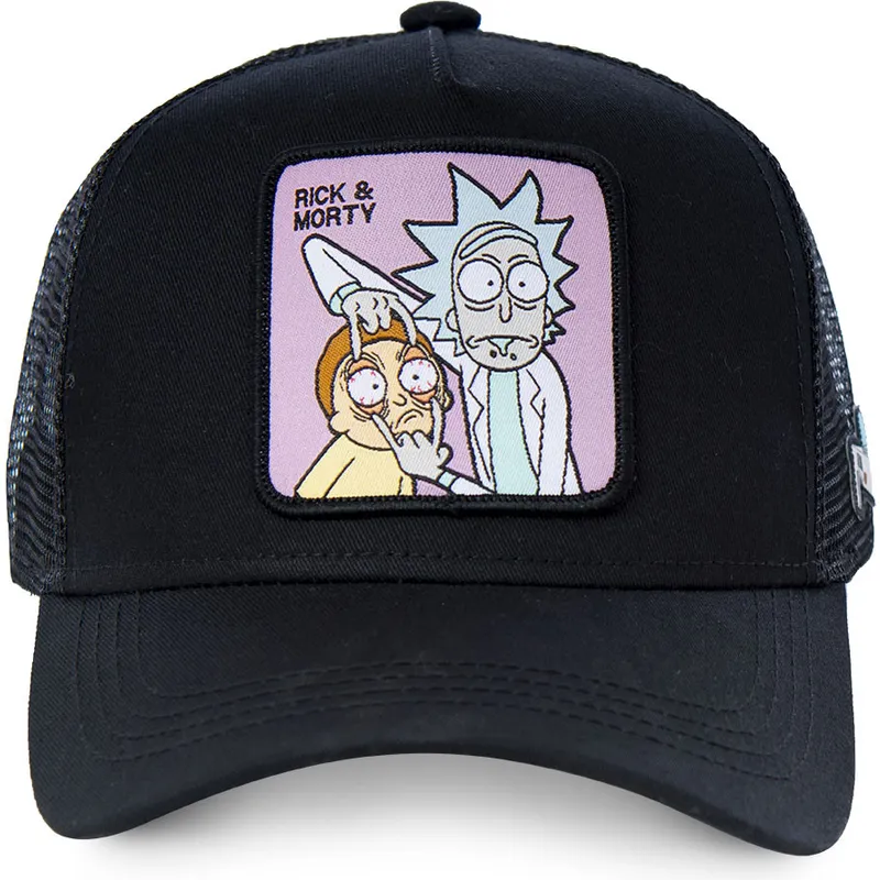 schwarze-trucker-cap-loo1-rick-und-morty-von-capslab