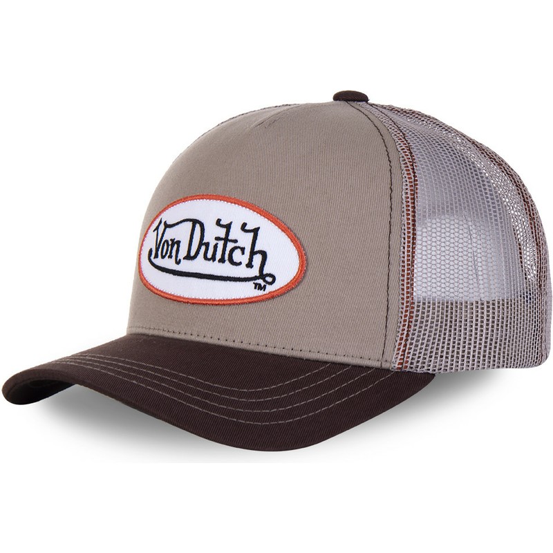 von-dutch-bro-brown-trucker-hat