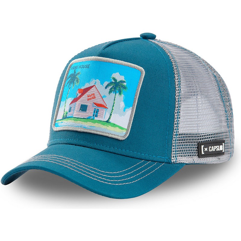 capslab-kame-house-hou3-dragon-ball-blue-and-grey-trucker-hat