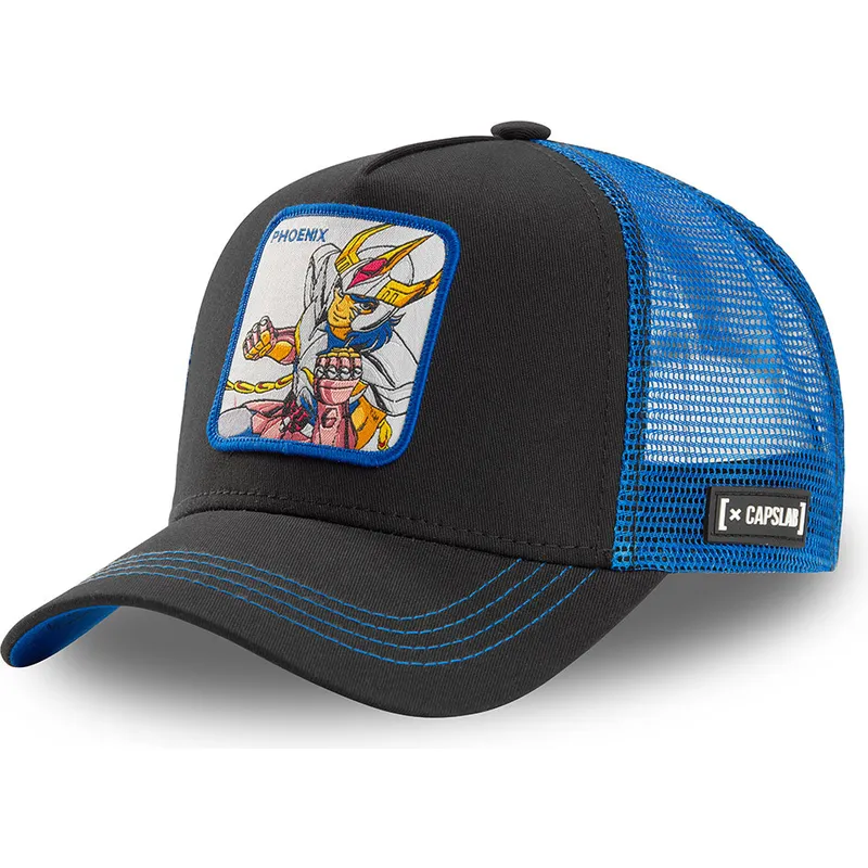 petten-gebogen-zwart-snapback-ikki-saint-seiya-ridders-van-de-zodiac-van-capslab