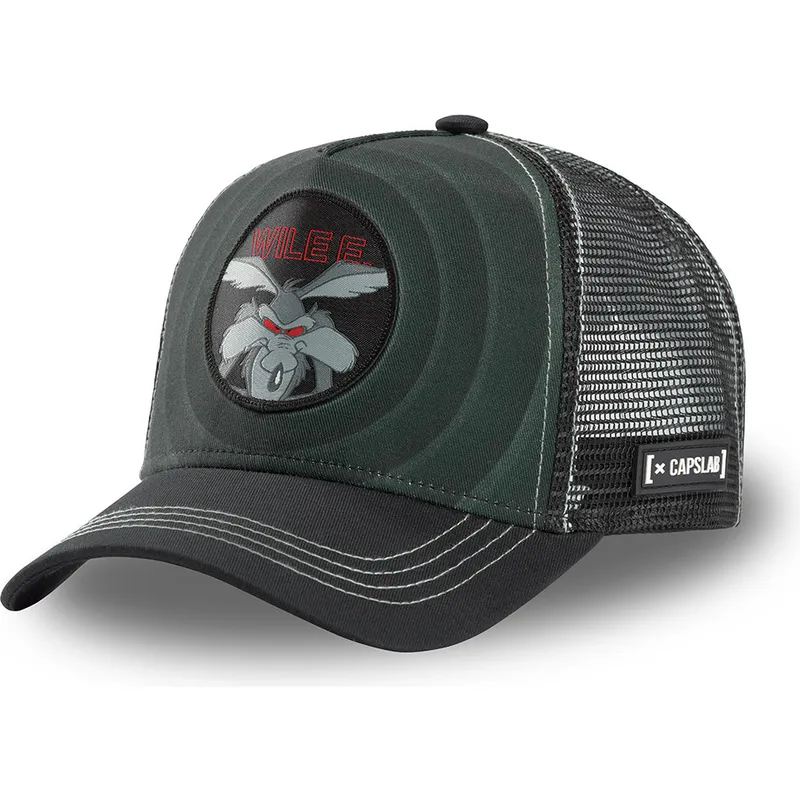 sort-trucker-kasket-coyote-bullseye-color-rings-wil2-looney-tunes-fra-capslab