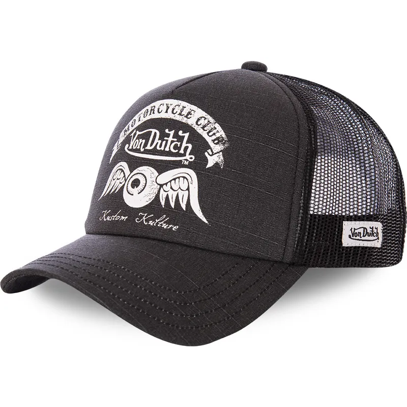 petten-gebogen-zwart-snapback-van-von-dutch