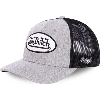 Petten gebogen grijs snapback TERRY van Von Dutch