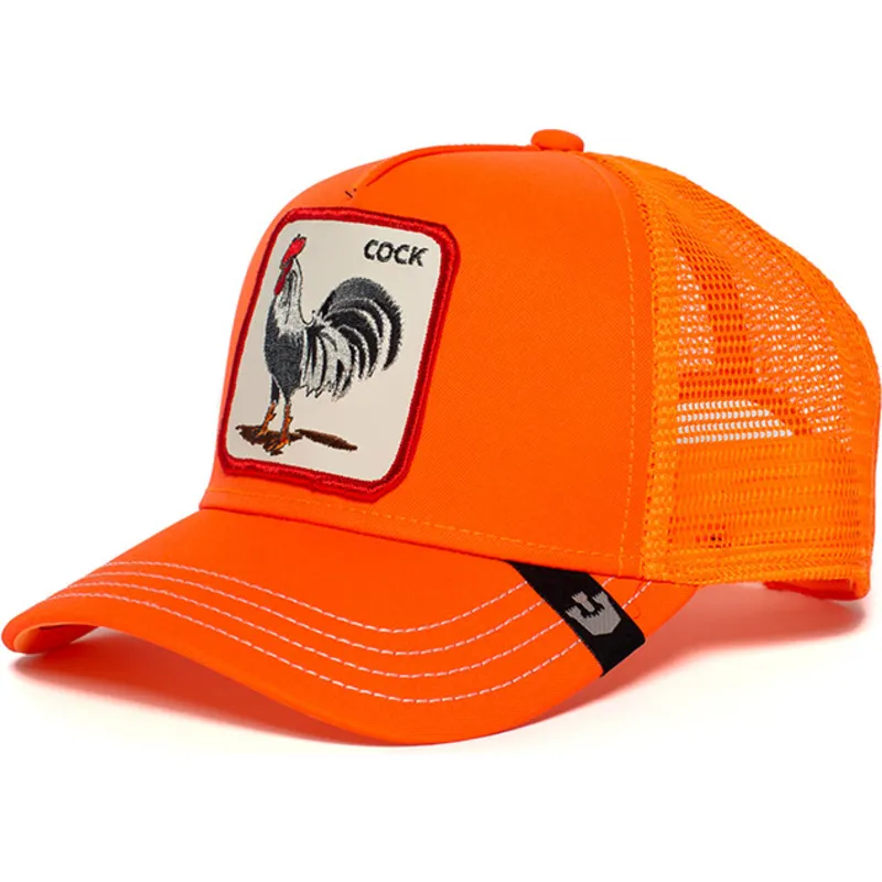 casquette-trucker-orange-coq-hot-male-goorin-bros