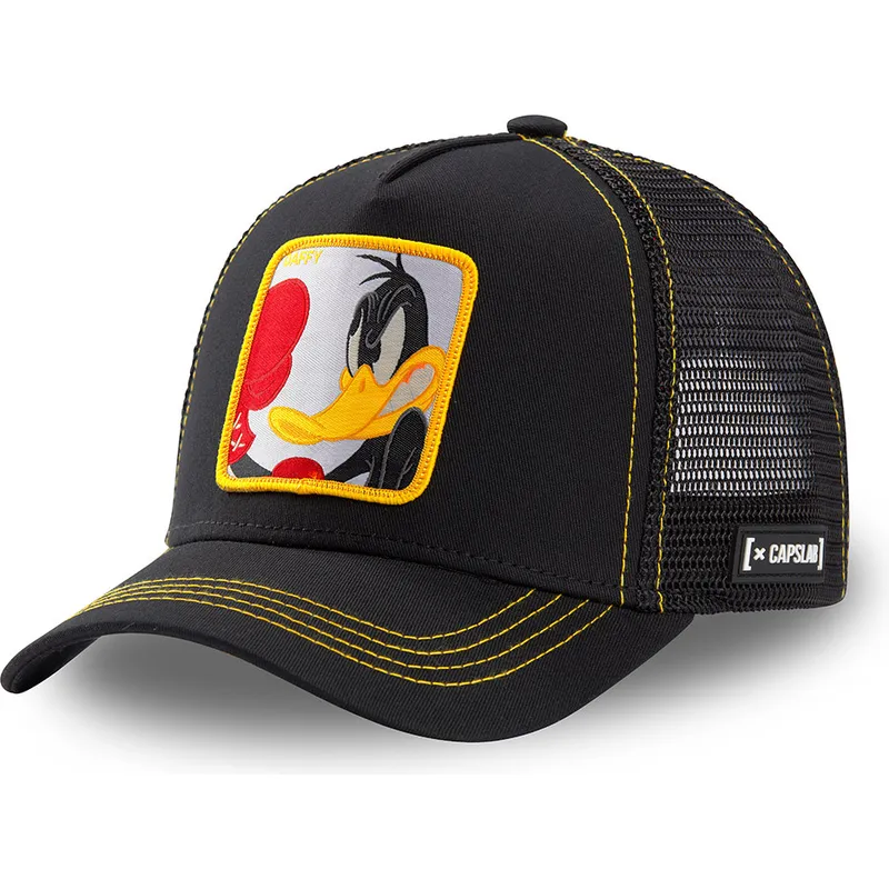 petten-gebogen-zwart-snapback-loo-duk2-daffy-duck-looney-tunes-van-capslab petten-gebogen-zwart-snapback-loo-duk2-daffy-duck-looney-tunes-van-capslab