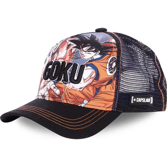 Casquette trucker noire Son Goku DBZ GOK Dragon Ball Capslab