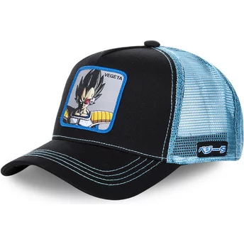 Capslab Youth Vegeta KID_VEGB Dragon Ball Black and Blue Trucker Hat