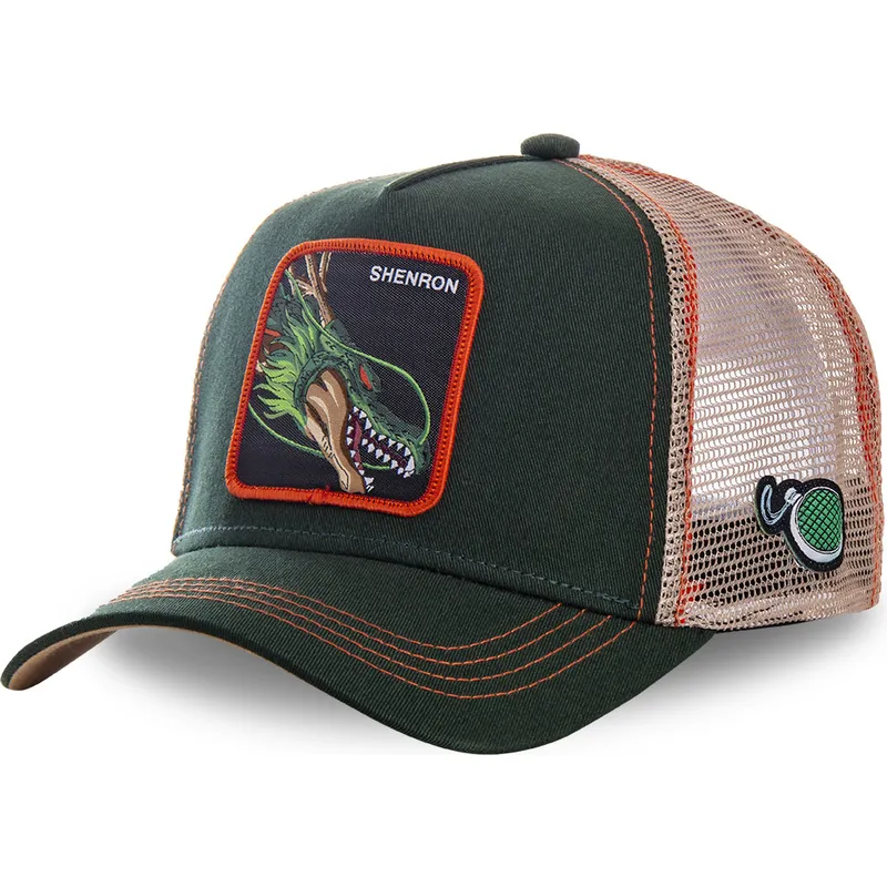 casquette-trucker-verte-pour-enfant-shenron-kidshen-dragon-ball-capslab