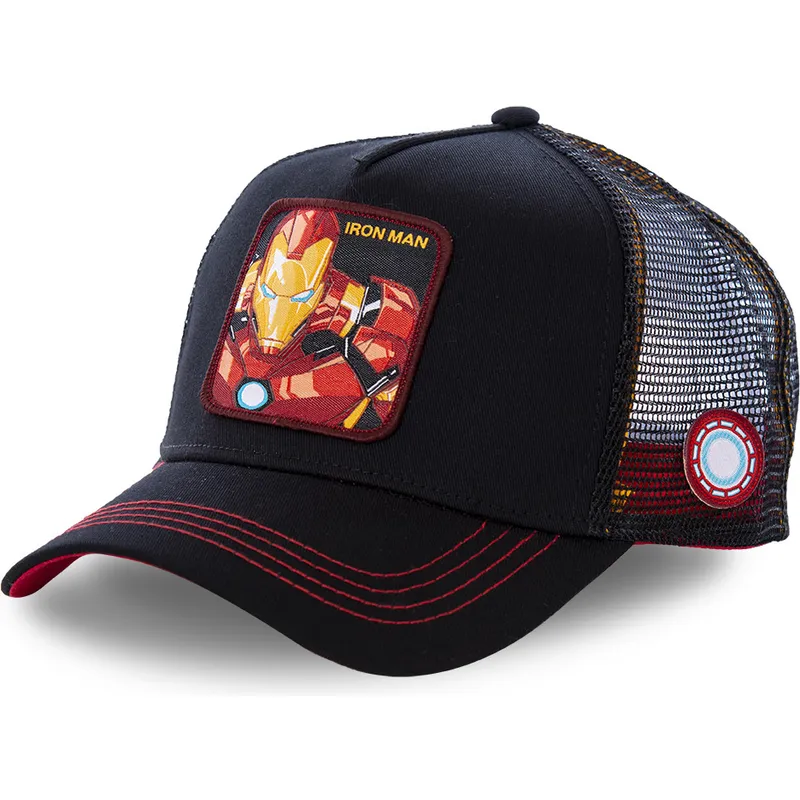 petten-gebogen-zwart-snapback-voor-kinderen-kidiro2-iron-man-marvel-comics-van-capslab petten-gebogen-zwart-snapback-voor-kinderen-kidiro2-iron-man-marvel-comics-van-capslab
