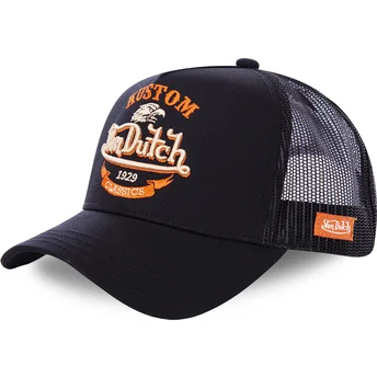 Petten gebogen zwart snapback EAG BLK van Von Dutch