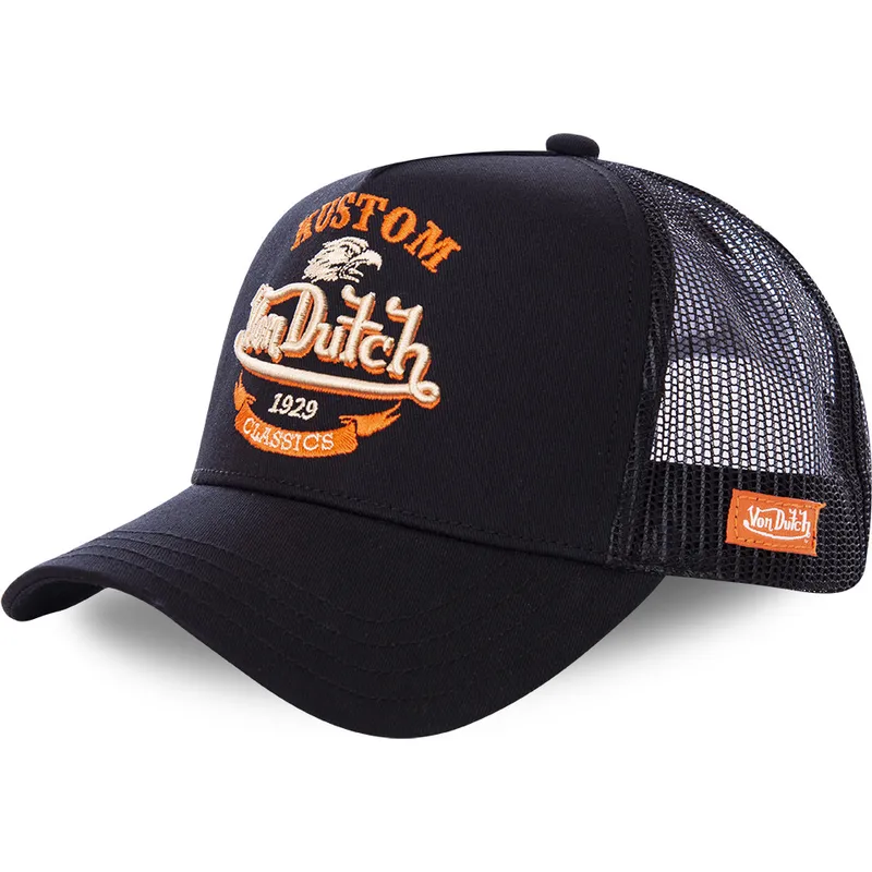 petten-gebogen-zwart-snapback-eag-blk-van-von-dutch