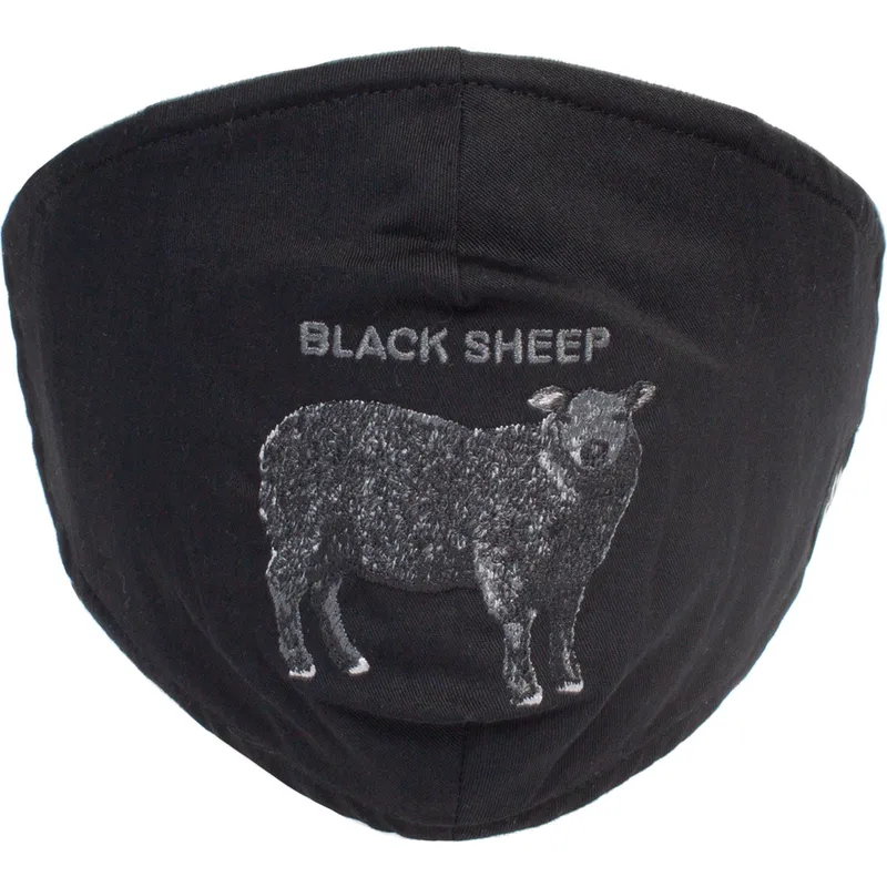 maskers-en-bescherming-zwart-mascarilla-reutilizable-sheep-rock-the-farm-van-goorin-bros
