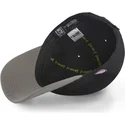cappellino-snapback-nero-e-grigio-curva-rey-nikochan-nik1-dr-slump-di-capslab